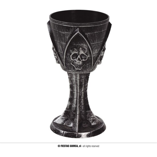 CALIZ CON CALAVERA 19 CMS. image 0