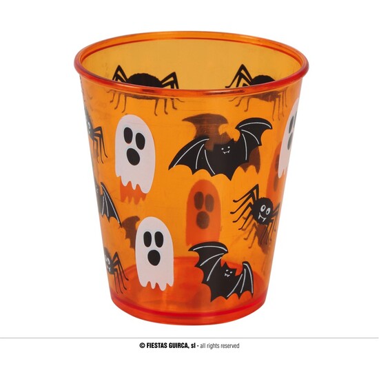 VASO HALLOWEEN NARANJA 10 CMS. image 0
