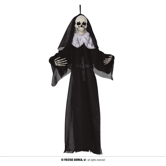 COLGANTE ESQUELETO MONJA 50 CMS. image 0