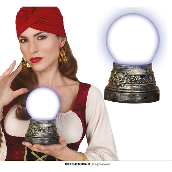 BOLA PITONISA CON LUZ 18 CMS. image 0