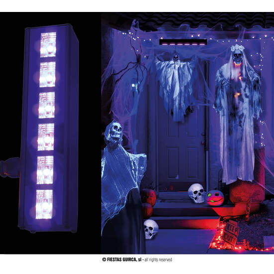 6 LEDS LUZ NEGRA UV, 6X3 W, INTERIOR image 0