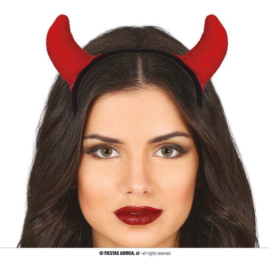 DIADEMA DEMONIO TELA image 0