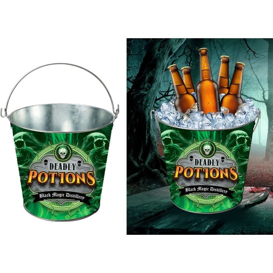 CUBO METAL POTIONS 19X23 CM image 0