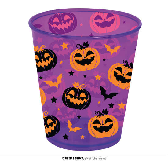 VASO HALLOWEEN LILA 10 CM image 0