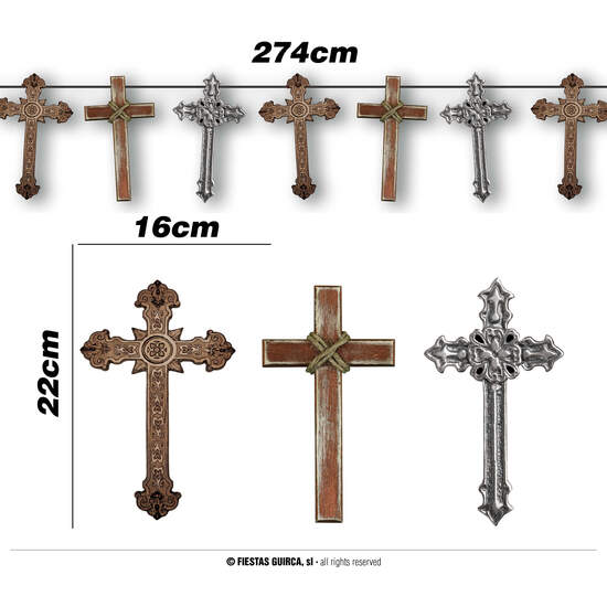 GUIRNALDA CRUCES 274 CM 16X22 CM image 0