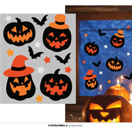 DECORACION GEL CALABAZAS 20X25 CM image 0