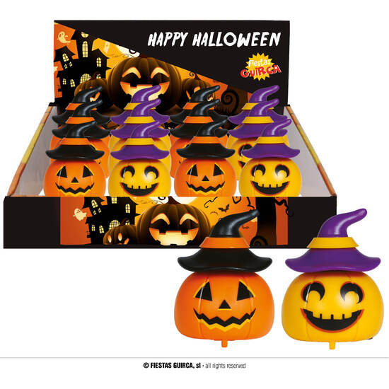 CAJA 12 CALABAZAS CON RUEDAS, 6 CMS image 0