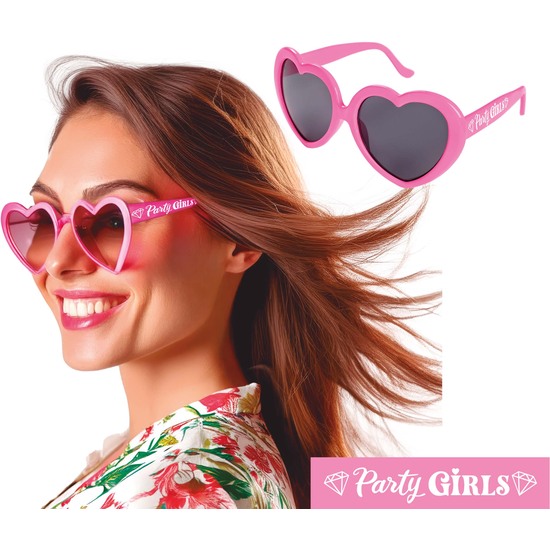 GAFAS CORAZON PARTY GIRLS, ADULTA image 0