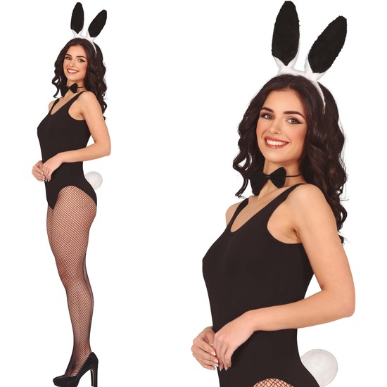 CONJUNTO CONEJITA DIADEMA PAJARITA Y COLA, ADULTA image 0