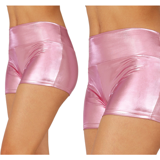 SHORTS METALICOS ROSA, ADULTA, 38 - 40 (M) image 0