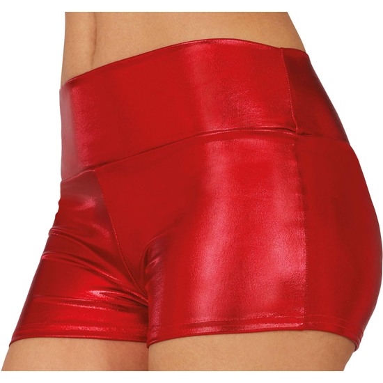 SHORTS METALICOS ROJOS, ADULTA, 42 – 44 (L) image 0
