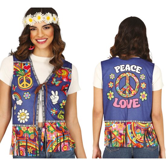 CHALECO PEACE & LOVE, ADULTA image 0