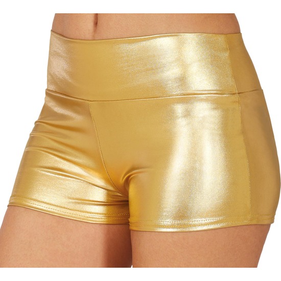 SHORTS METALICOS ORO, ADULTA, 42 – 44 (L) image 0