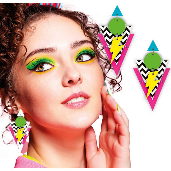 PENDIENTES 80S, ADULTA image 0