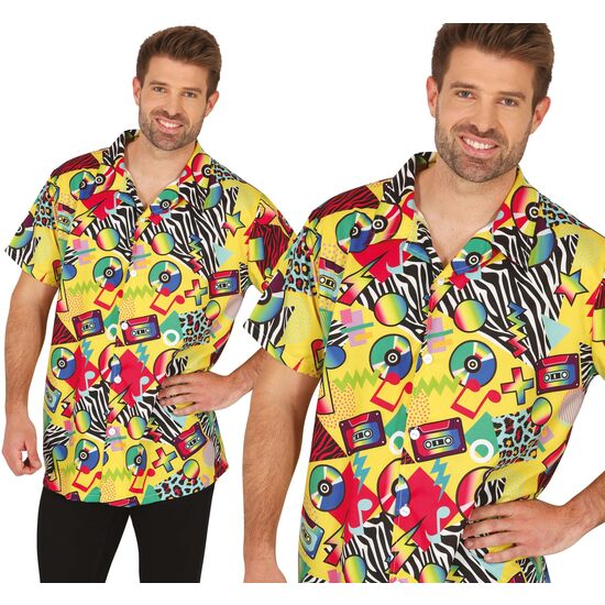CAMISA 80S MULTICOLOR, ADULTO, 48 – 50 (M) image 0