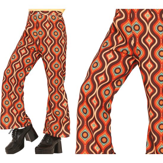 PANTALON 70S, ADULTO, 48 – 50 (M) image 0
