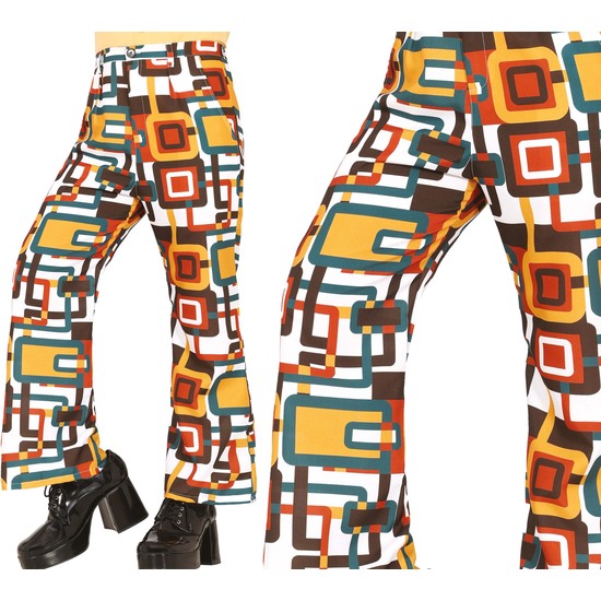 PANTALON 70S, ADULTO, 52 – 54 (L) image 0