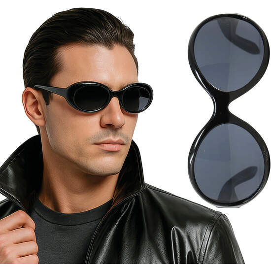 GAFAS NEGRAS GRANDES, ADULTO image 0