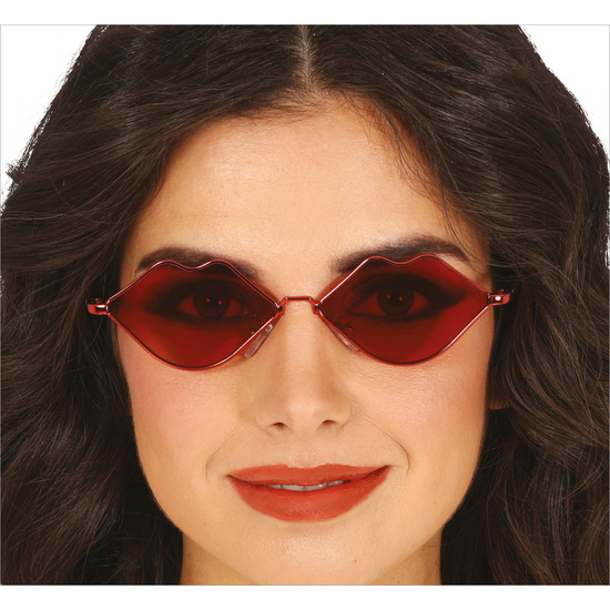 GAFAS METALICAS LABIOS, ADULTO image 0
