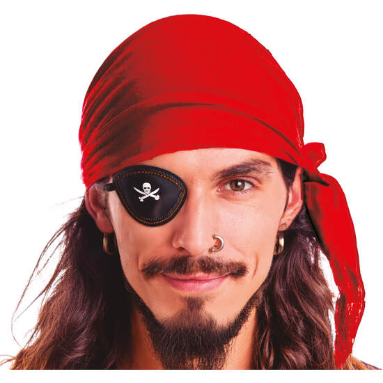 PAÑUELO PIRATA TERCIOPELO, ROJO image 0