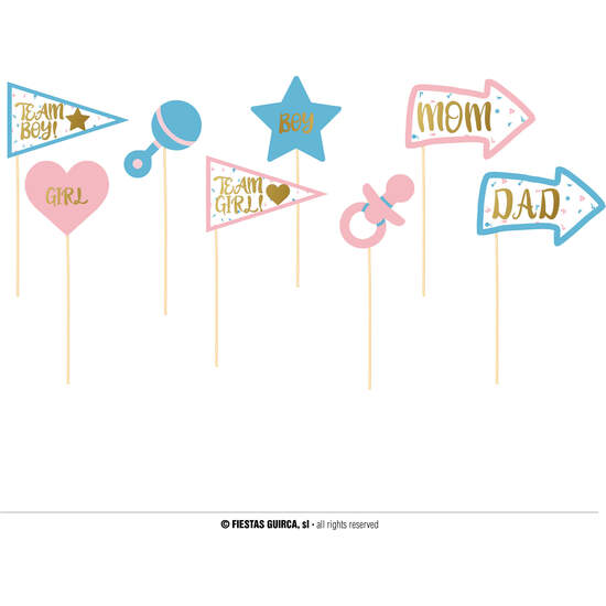 PHOTOCALL 8 PCS. ITS A BOY OR ITS A GIRL image 0