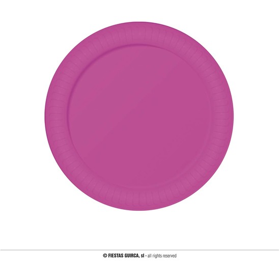 BOLSA 6 PLATOS NEON FUCSIA 23 CMS image 0