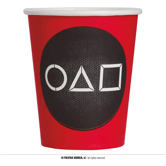BOLSA 6 VASOS THE GAMER 240 ML 9 CMS image 0