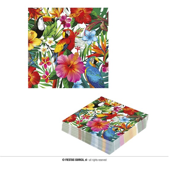 BOLSA 20 SERVILLETAS HAWAII 16X16 CMS image 0
