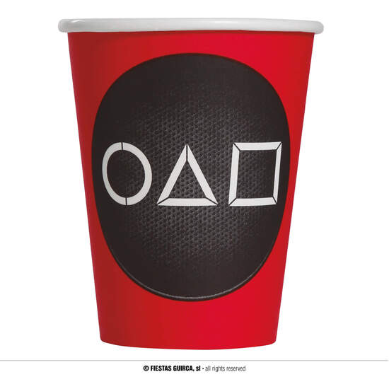 BOLSA 6 VASOS THE GAMER 355 ML 11 CMS image 0