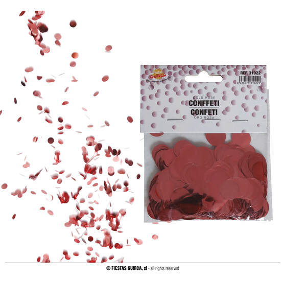 BOLSA CONFETTI ORO/ROSA 15 GR, 1.5 CMS image 0