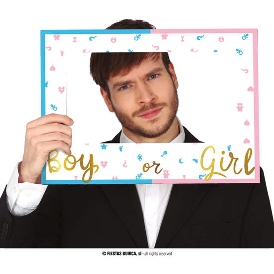 MARCO PHOTOCALL ITS A BOY OR ITS A GIRL, 40X30 CM image 0
