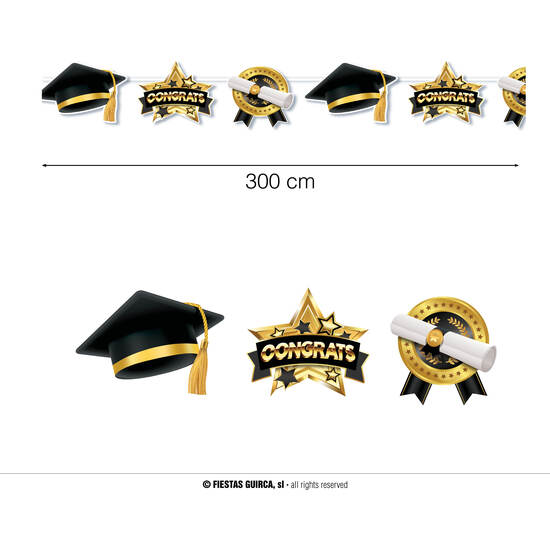 GUIRNALDA GRADUADO, 300 CMS. image 0