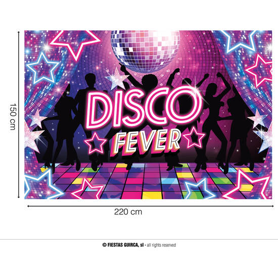 PHOTOCALL DISCO FEVER, 220X150 CMS. image 0