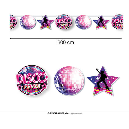 GUIRNALDA DISCO FEVER, 300 CMS. image 0