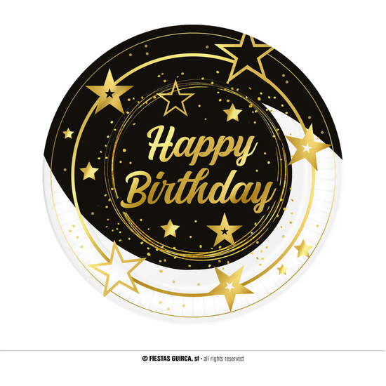 BOLSA 6 PLATOS HAPPY BIRTHDAY 23 CMS image 0