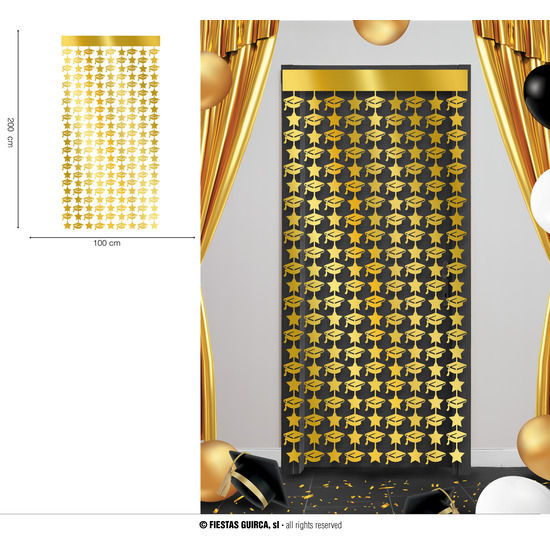 CORTINA TINSEL GRADUADO, 100X200 CMS. image 0