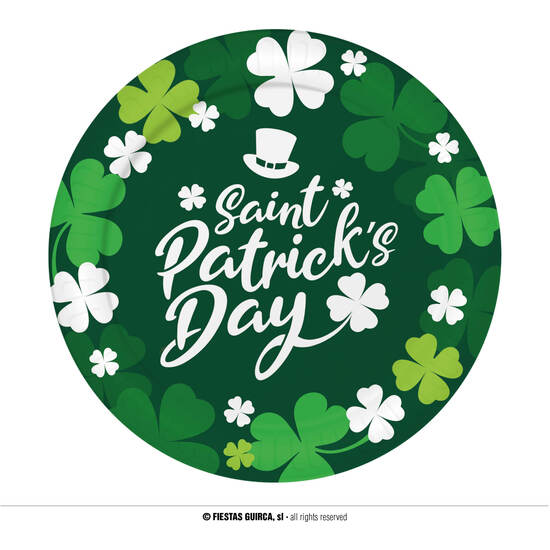 BOLSA 6 PLATOS ST. PATRICKS, 23 CMS image 0