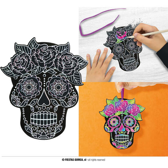 BOLSA 6 SILUETAS MEXICANAS PARA COLOREAR, 12 CMS image 0