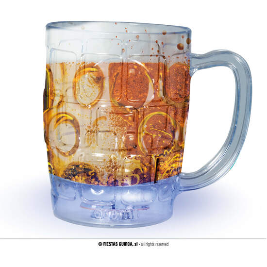 JARRA CERVEZA CON LUZ,500 ML, 19.5 CMS image 0