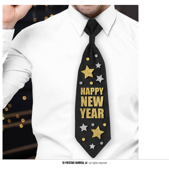CORBATA "HAPPY NEW YEAR" 38 CM image 0