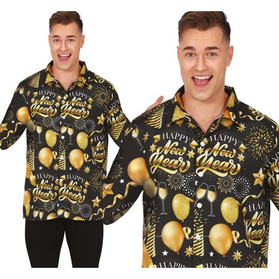 CAMISA HAPPY NEW YEAR, 52 - 54 (L) image 0