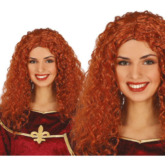PELUCA MELENA PELIRROJA EN CAJA image 0