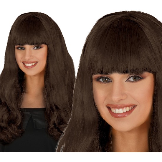 PELUCA MELENA CASTAÑA image 0