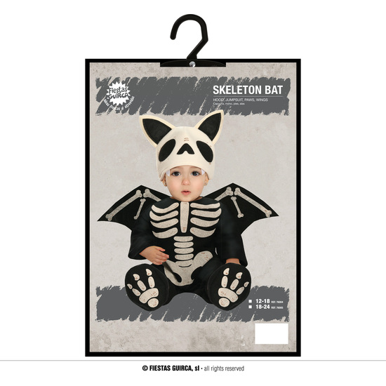 SKELETON BAT, BABY, 18 – 24 MESES image 4