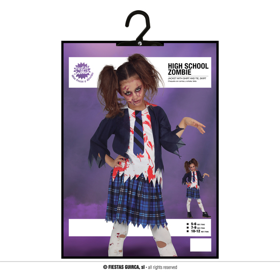 ZOMBIE HIGH SCHOOLER, INFANTIL, 10 – 12 AÑOS image 4