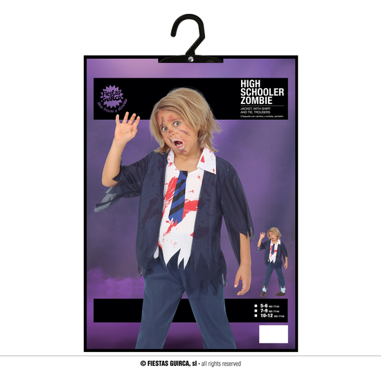 ZOMBIE HIGH SCHOOLER, INFANTIL, 7 – 9 AÑOS image 4
