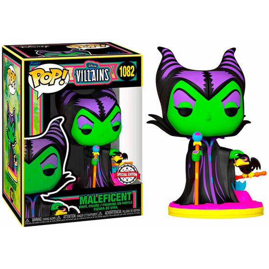 FIGURA POP DISNEY VILLAINS MALEFICENT BLACK LIGHT EXCLUSIVE image 2