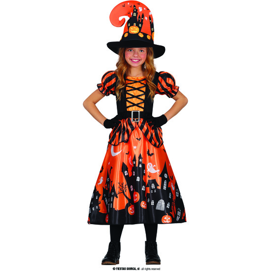 HAUNTED ORANGE WITCH, INFANTIL, 7 – 9 AÑOS image 0