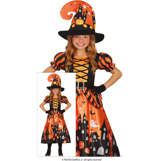 HAUNTED ORANGE WITCH, INFANTIL, 10 – 12 AÑOS image 0