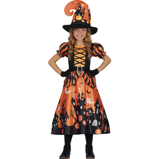 HAUNTED ORANGE WITCH, INFANTIL, 10 – 12 AÑOS image 1